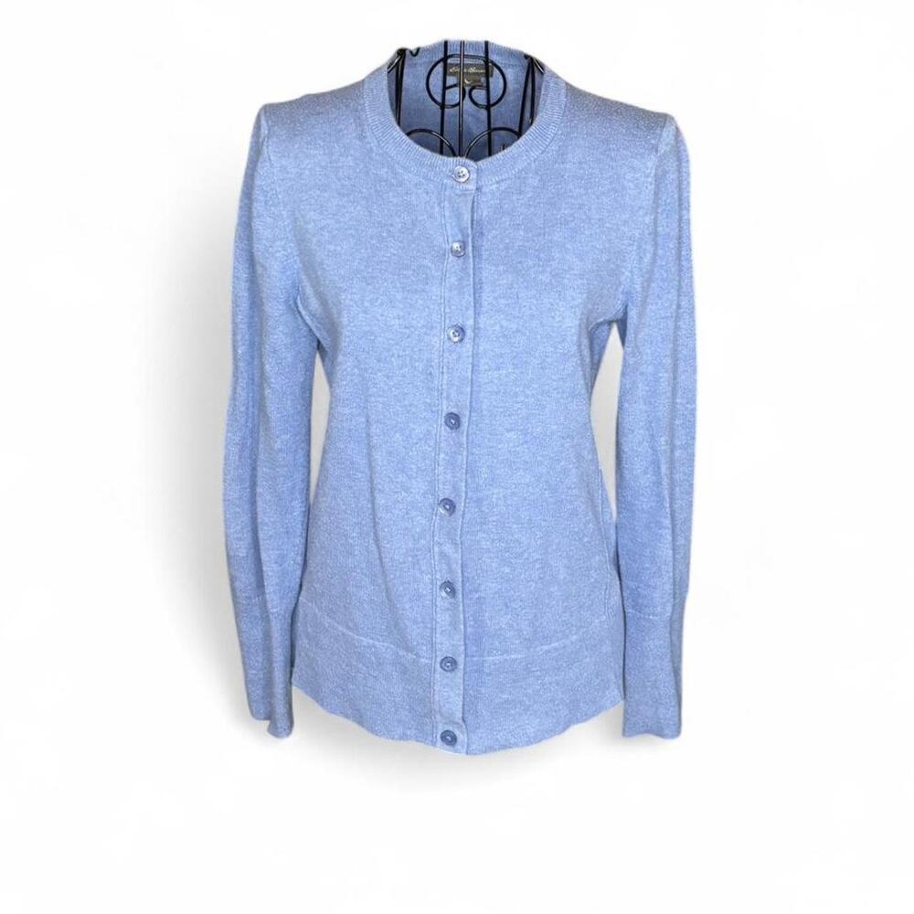 Eddie Bauer Light Blue Button-Down Cardigan — Size PS